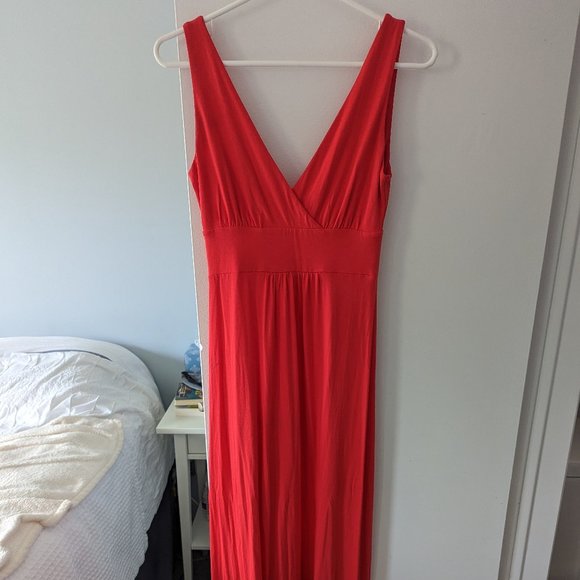 Red Cynthia Rowley Maxi Dress - Picture 1 of 2